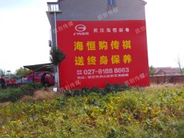 田东墙体广告影响褪色的因素