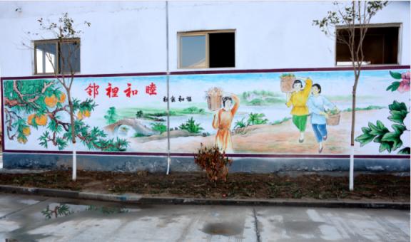 田东乡镇文化墙 乡风文明焕发新活力